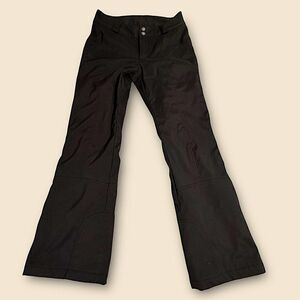 Marker Black Insulated Snow Ski Board Pants Size Small with belt.